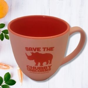 𝅺SAVE The Chubby Unicorns Pink Mug San Diego Zoo Safari Park NWT